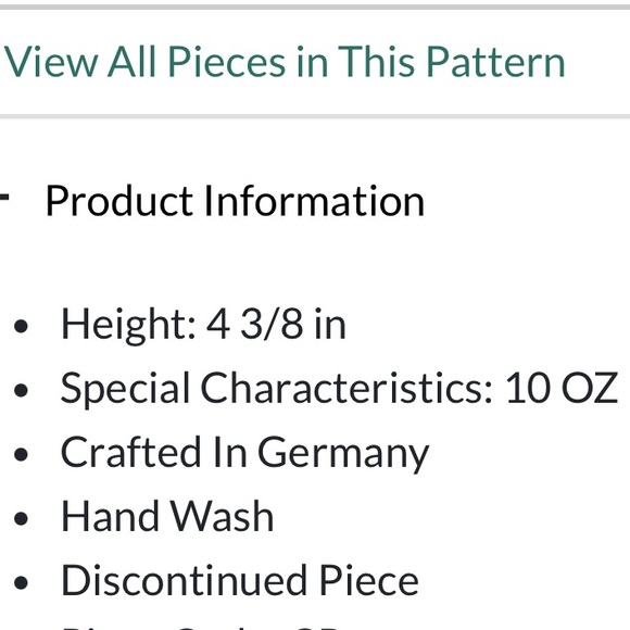 Rosenthal Courtship Creamer 4 3/8” pompadour selb germany - Picture 5 of 6